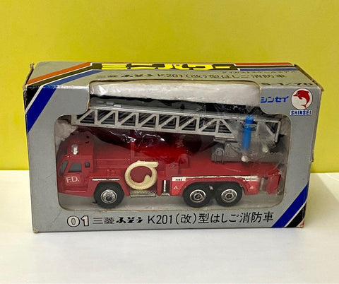 SHINSEI 1/70 MINI POWER 01 三菱 K021 (改）型消防車 FIRE ENGINE (PIU)