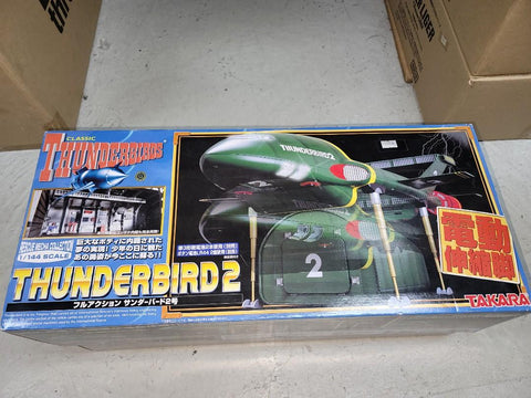 TAKARA thunderbird 2 雷鳥拯救隊2號電動伸縮腳版本 1/144
