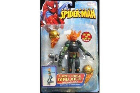 TOY BIZ 蜘蛛俠 AMAZING SPIDER-MAN FLAME & LAUNCH MAD JACK PUMPKIN SLIDER (BUY-72729)