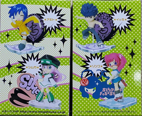 MEGAHOUSE 80620 飛輪少年 南樹 野山野林檎 鰐島亞紀人 希姆 連隱藏版 盒蛋套裝 AIR GEAR PETIT STUDIO PREMIERE IKKI AKITO SIMCA WITH SECRETS SET (BUY-MC) 存