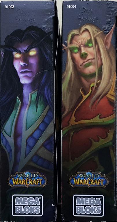 MEGA BLOKS 91002 91004 魔獸世界 聯盟陣營 夜精靈 獵人 部落陣營 血精靈 牧師 套裝 WORLD OF WARCRAFT IRONOAK NIGHT ELF HUNTER VALOREN BLOOD ELF PRIEST SET (PIU/KW32+33-14s) 存
