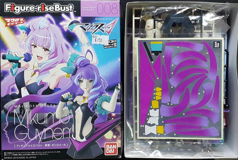 BANDAI 10515 FIGURE-RISE BUST PORTRAIT NO.008 MACROSS DELTA MIKUMO GUYNEMER PLASTIC MODEL KIT 超時空要塞Δ 凱厄斯 美雲·基努梅爾 模型 (BUY)