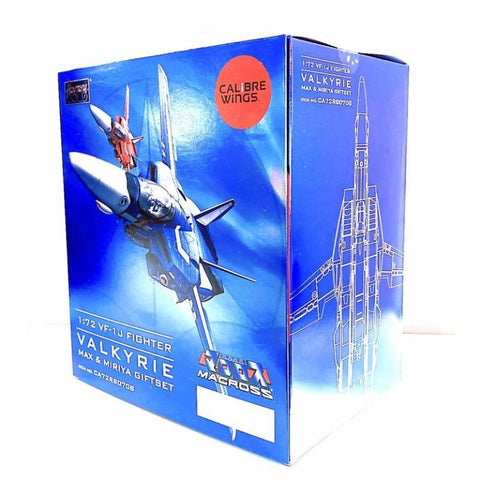 CALIBRE WINGS 1/72 Macross VF-1J Max & Miriya Fighter Valkyrie Giftset CA72RB0708 (61061) (C1128-24)