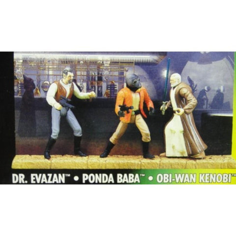 KENNER 星球大戰 STAR WARS CANTINA SHOWDOWN DR EVAZAN PONDA BABA OBI-WAN (WKG-69738)
