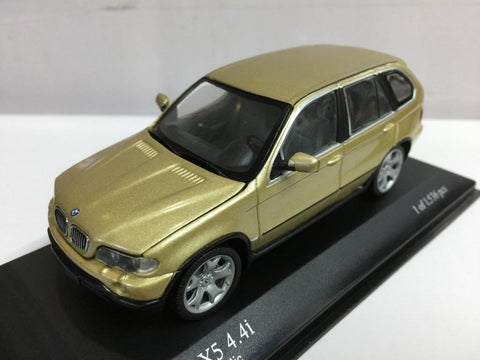 MINICHAMPS 1/43 BMW X5 2000 LIGHT YELLOW (431 028471) (03366) (PIU50)