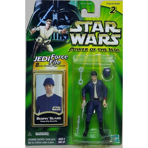 HASBRO 星球大戰 STAR WARS POWER OF THE JEDI JEDI FORCE FILE BESPIN GUARD CLOUD CITY SECURITY 84638 (PA0)
