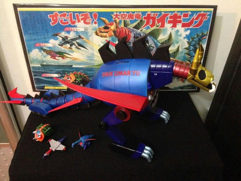 PSR-001 宇宙飛龍 太空魔龍 復古版 連新頭 及貼紙 GAIKING DAIKUMARYU (Piu320) 存