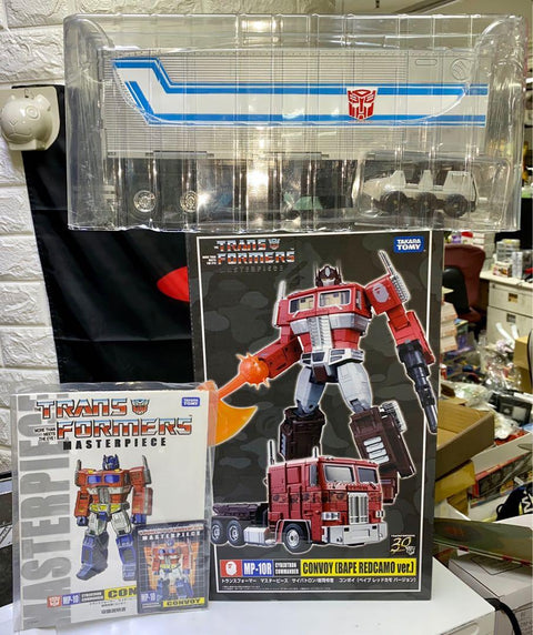C1009-23 TAKARA TOMY TRANSFORMERS MP-10R CYBERTRON COMMANDER CONVOY (BAPE REDCAMO VER.) -全新連貨櫃-冇盒