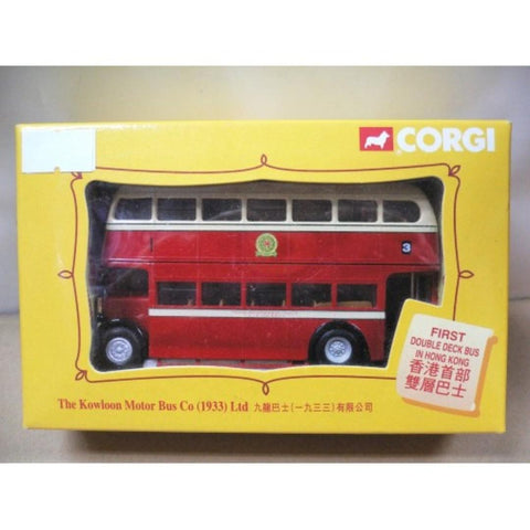 CORGI 1/76 KMB 3 DAIMLER CVG5DD 'A' SERIAL DOUBLE DECK BUS 九巴 丹拿A型 巴士 佐敦道碼頭 - 竹園 (40407) (BUY) (1137862534) (Y)