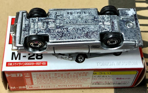 TOMY TOMICA MUSEUM 博物館 禮品店 M-25 - M-30 日產 NISSAN 藍鳥 BLUEBIRD SILVIA 淑女 FAIRLADY SKYLINE 豐田 TOYOTA 寶馬 BMW 一套6盒 (PIU-60WH)