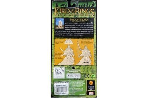 TOY BIZ 81374 魔戒 THE LORD OF THE RINGS THE FELLOWSHIP OF THE RING TWILIGHT FRODO WITH SWORD ATTACK WOOD (LOTR)