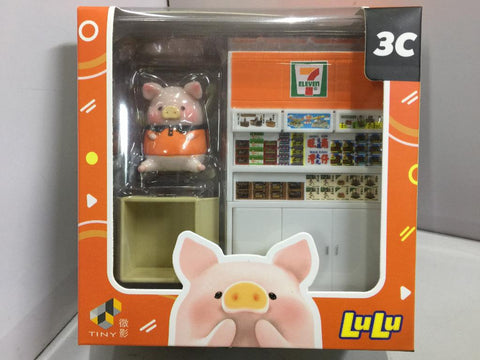 TOYEAST TINY 1/35 3C LuLu 7-ELEVEN 迷你精品櫃組合 X 補貨員LuLu豬 ATS35015 00079 (C1120-49)