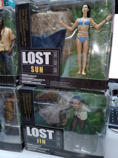 Mcfarlane toys LOST figure set sawyer eko jin sun
