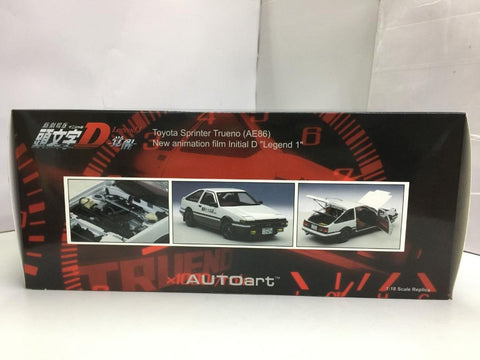AUTOART 1/18 TOYOTA SPRINTER TRUENO AE86 頭文字D New animation film Initial "Legend 1" (78798) (C1093-739)