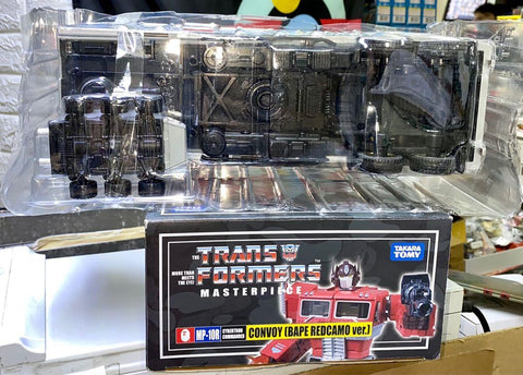 C1009-23 TAKARA TOMY TRANSFORMERS MP-10R CYBERTRON COMMANDER CONVOY (BAPE REDCAMO VER.) -全新連貨櫃-冇盒