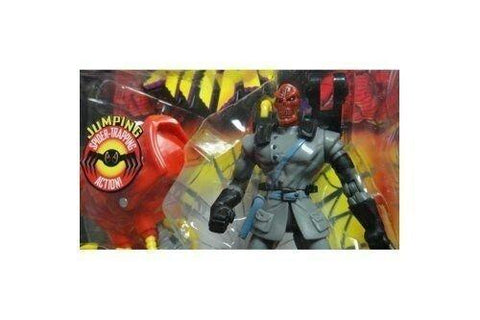 TOY BIZ 47283 漫威 蜘蛛俠 紅骷髏 MARVEL SPIDER-MAN SNEAK ATTACK FLIP 'N TRAP RED SKULL WITH GIANT SKULL CATCHER (BUY-SPK)