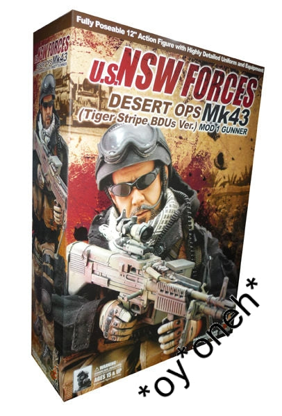 1/6 HOT TOYS NSW FORCE MK43 MOD 1 GUNNER(金沙虎版)(DESERT TIGER)  (PIU/F116-1229) 12吋公仔 b10302087