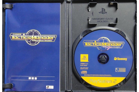 SONY PS2 J LEAGUE TACTICS MANAGER 日本職業足球聯賽 策略經理 實時足球模擬遊戲 SLPS20263 (BUY-00064)