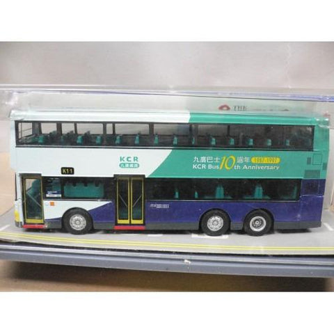 CORGI 1/76 KCR BUS 10th ANNIVERSARY 1987-1997 LEVLAND OLYMPIAN 11 METRE 3 AXLE 九廣巴士10週年 空調雙層巴士 K11 沙田第一城 (43202) BUY