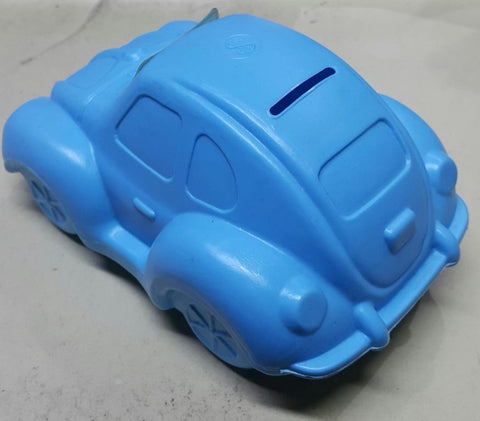 PLASTIC COIN BANK VW VOLKSWAGEN BEETLE CAR BANK WAGEN 粉藍色 福士甲蟲車 塑膠錢箱 (JPA-157) 1136527181