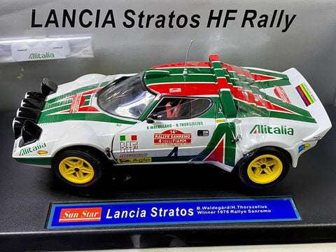 SUN STAR 04506 1/18 METAL DIECAST LANCIA STRATOS (PA-0)