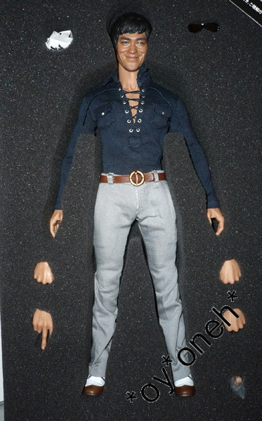 1:6 HOT TOYS M-ICON BRUCE LEE IN CASUAL WEAR 李小龍 便服版 17383 (ELT-78-700) b32300772