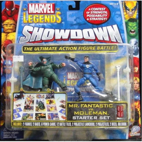 TOY BIZ 72856 MARVEL LEGENDS SHOWDOWN MR FANTASTIC VS MOLEMAN STARTER SET (LOTR)