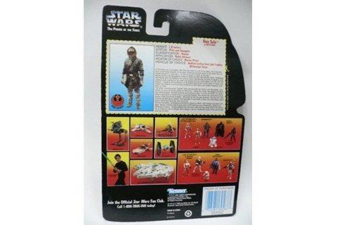 KENNER STAR WARS HAN SOLO IN HOTH GEAR WITH BLASTER PISTOL AND ASSAULT RIFLE 69587