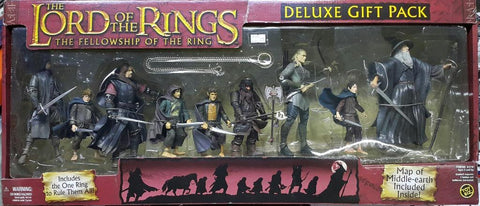 TOY BIZ 81210 魔戒首部曲 魔戒現身 佛羅多·巴金斯 甘道夫 亞拉岡 勒苟拉斯 金靂 波羅莫 山姆·詹吉 梅里 皮聘 THE LORD OF THE RINGS THE FELLOWSHIP OF THE RING DELUXE GIFT PACK FRODO BAGGINS GANDALF THE GREY ARAGORN LEGOLAS GIMLI BOROMIR SAMWISE GAMGEE MERRY & PIPPIN (LOTR) 1132910008
