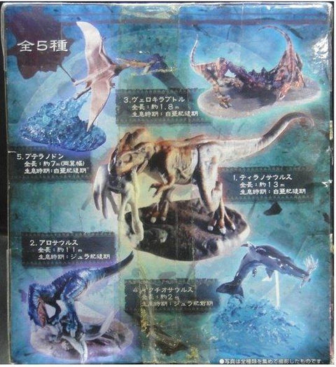 BANDAI DINOSAUR SCENE RECORD 恐龍情景錄 食之章 暴龍 異特龍 迅猛龍 魚龍 無齒翼龍 盒蛋 (BUY-133304)
