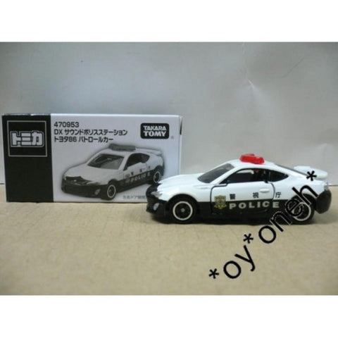 TAKARA TOMY 47095 TOMICA DX SOUND POLICE STATION 60 TOYOTA 86 POLICE PATROL CAR 警視廳 (PIU/KW203-120)
