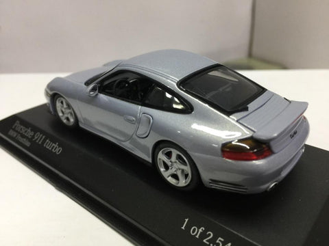 MINICHAMPS 1/43 PORSCHE 911 TURBO 1999 FROSTY BLUE (430 069302) (03532) (PIU120)