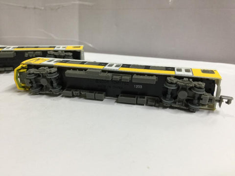 TOMYTEC N GAUGE 1/150 鐵道 COLLECTION A3004 A3504 靜岡鐵道 A3000 形 BRILLIANT ORANGE YELLOW 2兩 SET D SHIZUOKA RAINBOW TRAINS 火車模型 (28916) (C450-2020-104店)