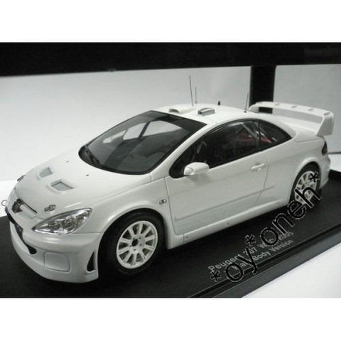 AUTOART 1/18 PEUGEOT 307 WRC 2005 PLAIN BODY VERSION WHITE (80558) (C802-26)