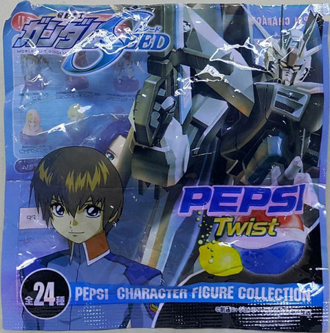 PEPSI 51944 百事 清檸可樂 機動戰士 特種計劃 角色人物系列 突擊高達 翔翼型突擊高達 神盾高達 自由高達 正義高達 捷武 拉哥 天意高達 基拉大和 亞斯蘭察拉 卡嘉蓮尤拉阿斯巴 莉古絲古蘭爾 套裝 PEPSI TWIST CHARACTER FIGURE COLLECTION MOBILE SUIT GUNDAM SEED SET (BUY-CW) L
