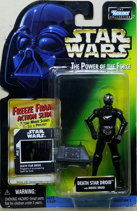 KENNER 69862  星球大戰 死星機械人 STAR WARS THE POWER OF THE FORCE COLLECTION 3 DEATH STAR DROID WITH MOUSE DROID (BUY-SPK) 存