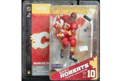 MCFARLANE NHLPA SPORTSPICKS SERIES 8 CALGARY FLAMES 10 GARY ROBERTS 71407(PA-0M)