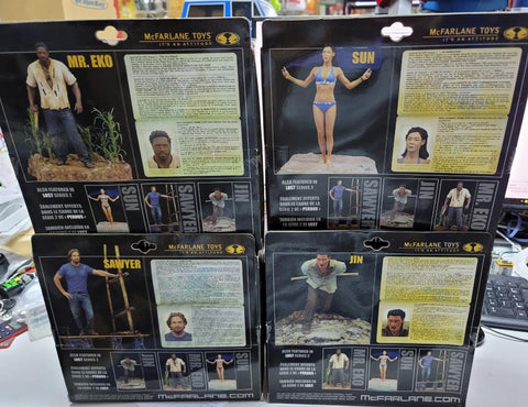 Mcfarlane toys LOST figure set sawyer eko jin sun