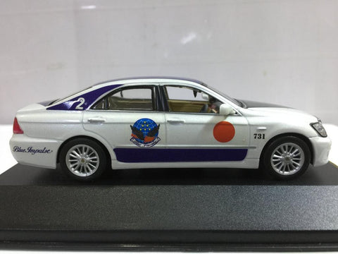 JCOLLECTION 1/43 TOYOTA HARRIER BLUE IMPULSE NO.1 (JCK42006B1) (13305) (PIU110)