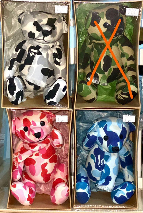 BAPE BEAR C742-935 936 937 1508 歡迎散賣 @600