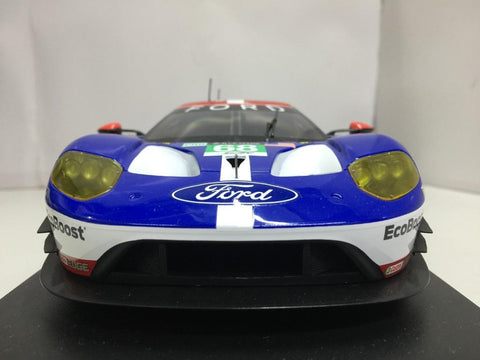 MINICHAMPS 1/18 FORD GT CHIP GANASSI RACING USA HAND MULLER BOURDAIS (155 168668) (14309) (PIU250)