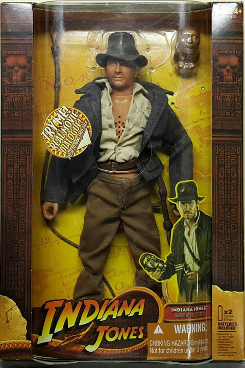 HASBRO 32217 奪寶奇兵 印第安納鍾斯 夏里遜福 INDIANA JONES RAIDERS OF THE LOST ARK REAL MOVIE DIALOGUE 12" TALKING INIDANA JONES FIGURE HARRISON FORD (BUY-SPK) 存