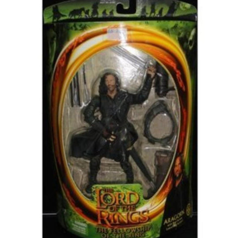 TOY BIZ 81063 THE LORD OF THE RINGS THE FELLOWSHIP OF THE RING ARAGORN W/ REAL ARROW LAUNCHING 魔戒 亞拉岡 (LOTR)