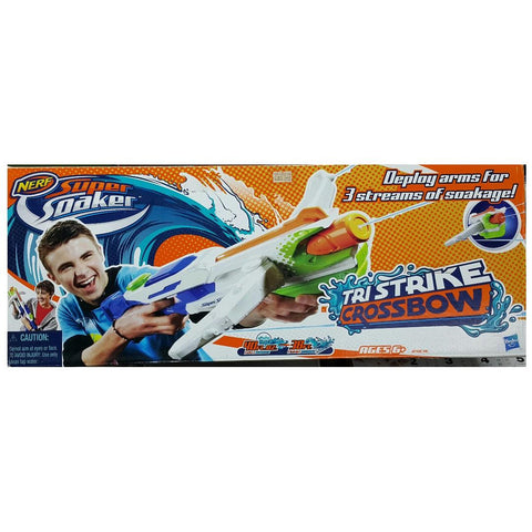 HASBRO NERF SUPER SOAKER TRI STRIKE CROSSBOW 88698 (EPC-558-56)