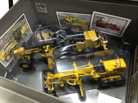 DIECAST MASTERS 1/50 Cat Diesel No. 12 & 12M3 Motor Grader (85560) (49560) (C1128-42)