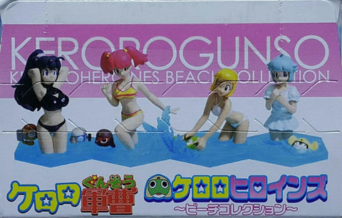 BANDAI 32086 KERORO軍曹 女主角 沙灘編 日向夏美 安哥爾·摩亞 日向秋 西澤桃華 盒蛋套裝 連隱藏版 KERORO GUNSO KERORO HEROINES BEACH COLLECTION HINATA NATSUMI ANGOL MOIS HINATA AKI NISHIZAWA MOMOKA SET WITH SECRET (BUY-MC) L