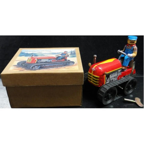 TIN TOYS MS356 WIND-UP ACTION COLLECTION CLASSIC TRACTOR 鐵皮上鍊工程車系列 拖拉機