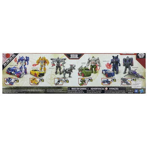 HASBRO 57591 變形金剛 終極戰士 柯柏文 大黃蜂 鋼鎖 探長 路障 麥加登 TRANSFORMERS THE LAST KNIGHT REVEAL THE SHIELD 1 STEP TURBO CHANGER OPTIMUS PRIME BUMBLEBEE GRIMLOCK AUTOBOT HOUND BARRICADE MEGATRON MEGA PACK (PIU/KW274-280) 存
