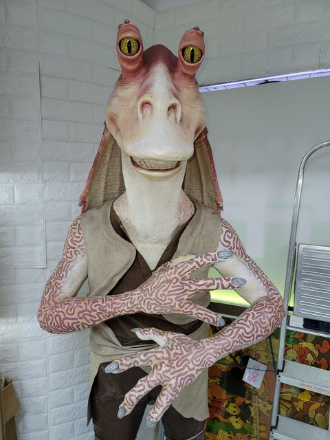 star wars jar jar binks 1/1 gaint figure  星球大戰