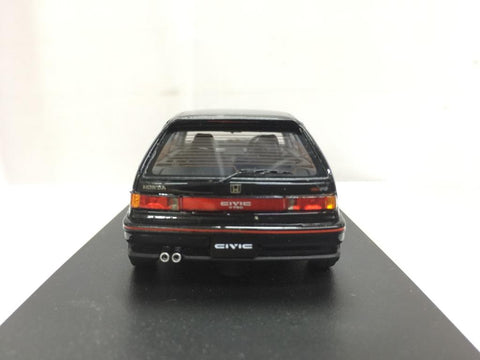 Hobby JAPAN MARK 43 1/43 Honda CIVIC EF9 SIR II with 無限 RNR Wheel Black Metallic (PM4396MBK) (04907) (PIU100)